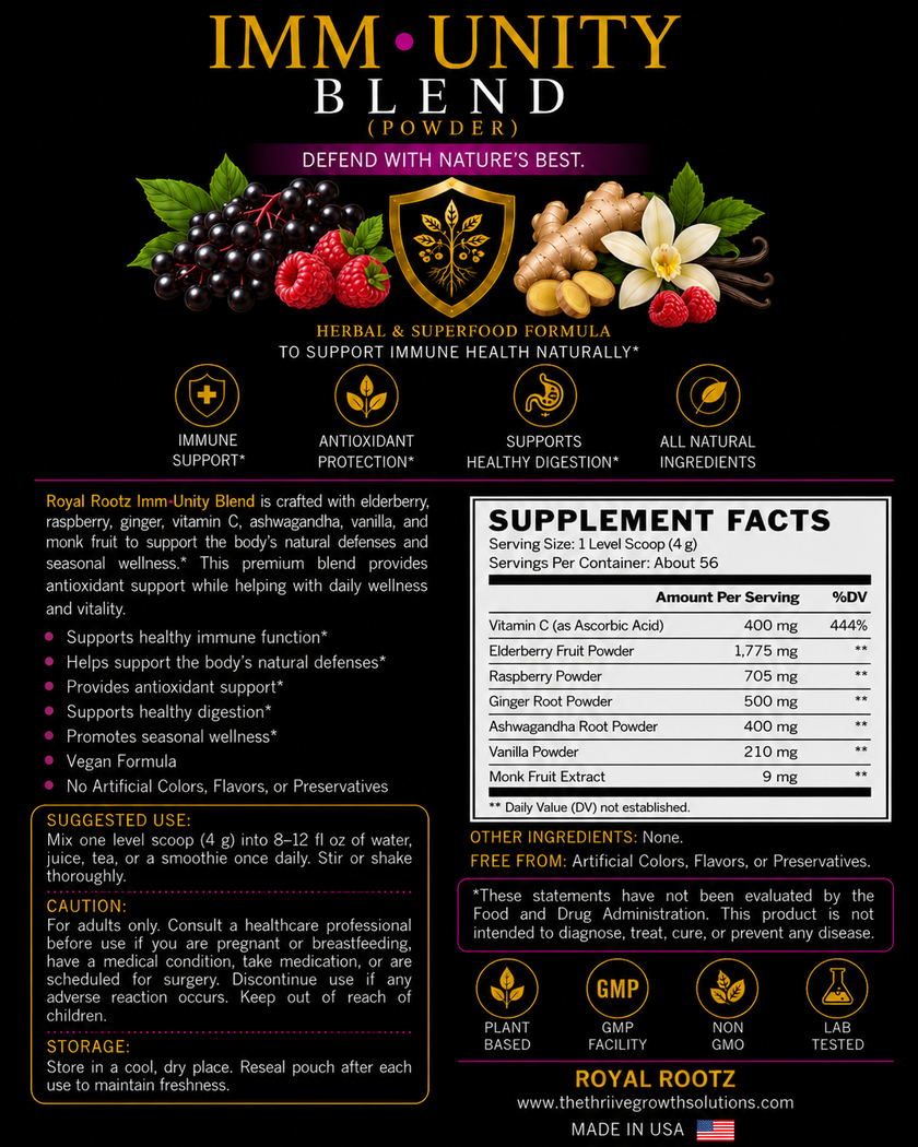 Royal Rootz Imm•Unity Blend