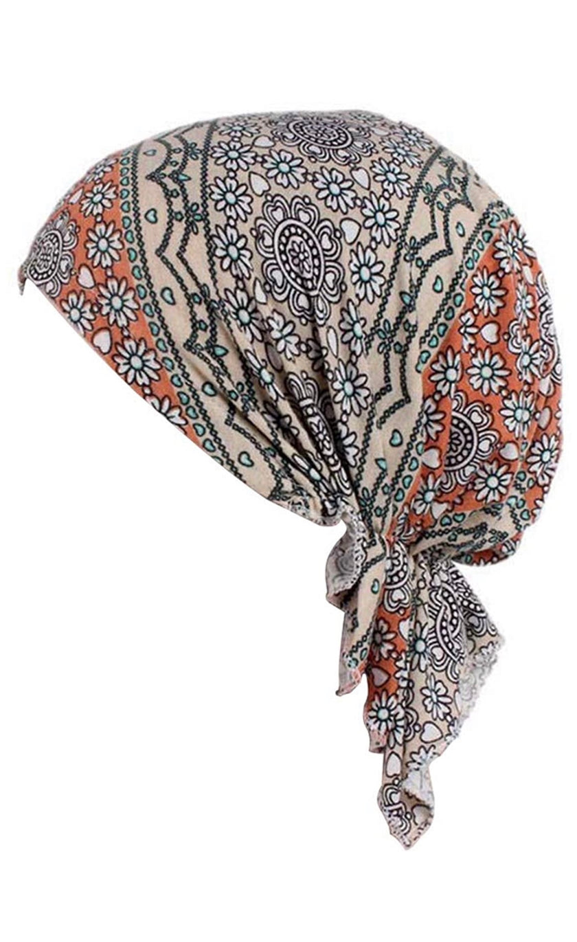 Royal Scarves - Green Blossoms image