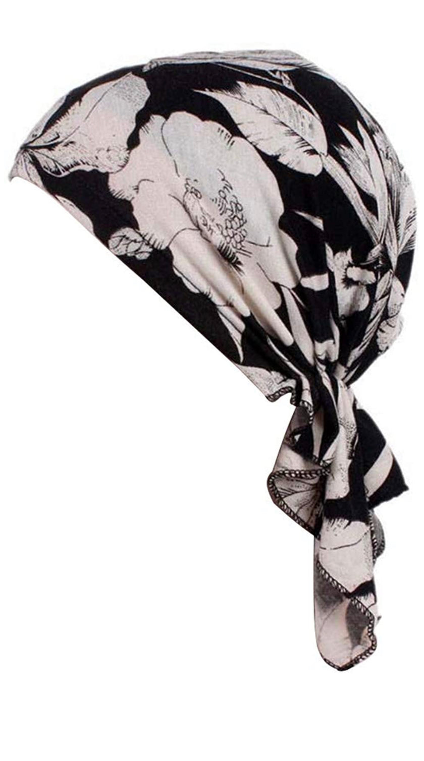 Royal Scarves - Black Flower image